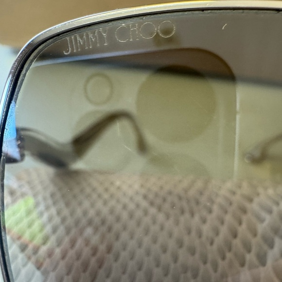 Jimmy Choo Pink and Gold Sunglasses - Picture 3 of 9